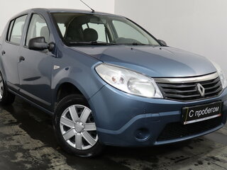 2013 Renault Sandero I, синий, 549000 рублей, вид 1