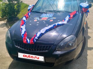 2010 Lada (ВАЗ) Priora I, чёрный, 365000 рублей, вид 1
