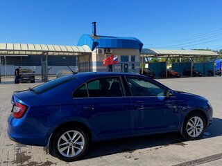 2018 Skoda Rapid I Рестайлинг, синий, 1380000 рублей, вид 5
