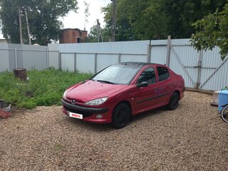 2007 Peugeot 206, красный, 255000 рублей, вид 2