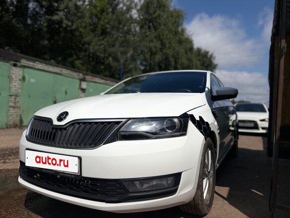 2017 Skoda Rapid I Рестайлинг, белый