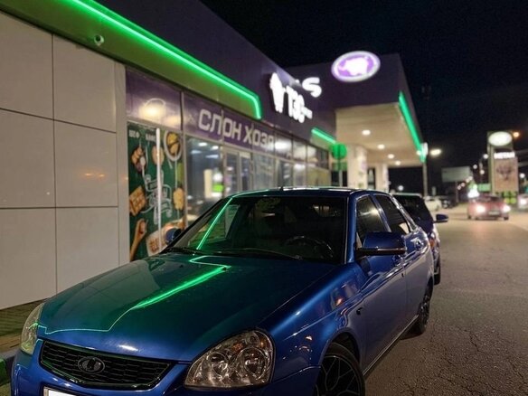 2011 Lada (ВАЗ) Priora I, синий, 500000 рублей - вид 1
