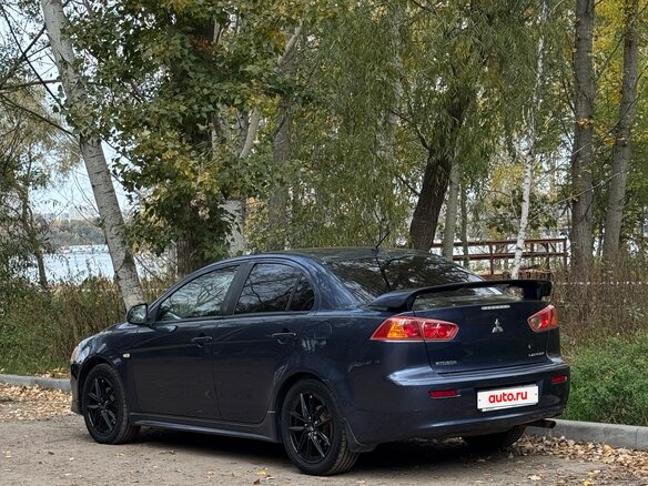 2008 Mitsubishi Lancer X, синий, 900000 рублей - вид 8
