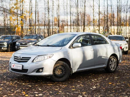 2007 Toyota Corolla AMT X (E140, E150), голубой, 499000 рублей, вид 1