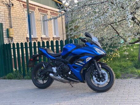 2018 Kawasaki Ninja 650, синий, 650000 рублей, вид 2