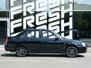 2006 Hyundai Accent ТагАЗ II, чёрный, 540000 рублей, вид 5