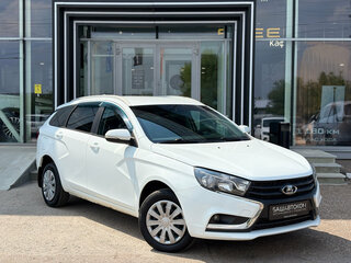 2018 Lada (ВАЗ) Vesta SW I, белый, 884000 рублей, вид 3
