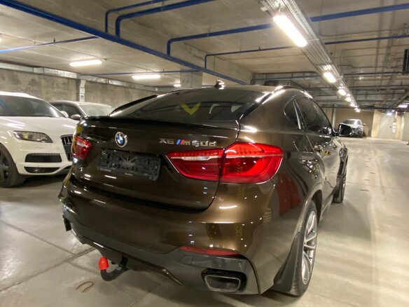 2017 BMW X6 M50d II (F16), коричневый, 4250000 рублей - вид 7
