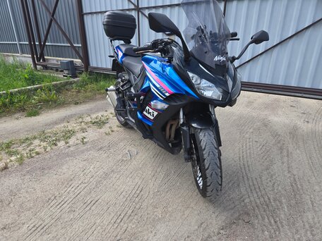 2015 Kawasaki Ninja 1000 SX, синий, 600000 рублей, вид 2