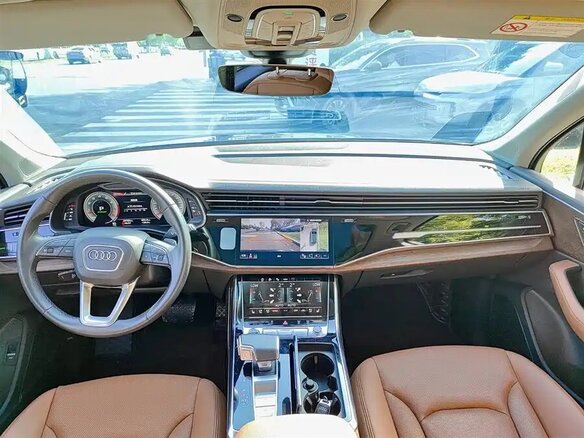 2024 Audi Q7 55 TFSI II (4M) Рестайлинг, чёрный - вид 6