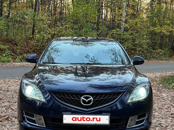 2008 Mazda 6 II (GH), синий, 640000 рублей