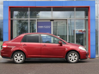 2007 Nissan Tiida I, красный, 365000 рублей, вид 4