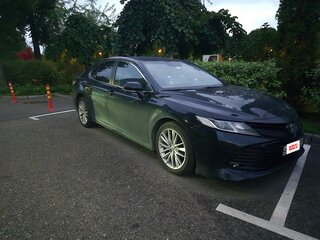 2019 Toyota Camry VIII (XV70), чёрный, 1950000 рублей, вид 2