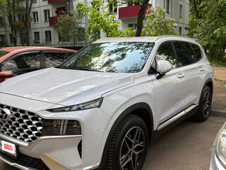 2021 Hyundai Santa Fe IV Рестайлинг, белый, 3440000 рублей, вид 1