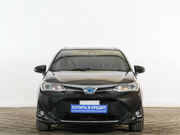2017 Toyota Corolla Fielder XI (E160, E170, E180) Рестайлинг 1, чёрный - вид 1