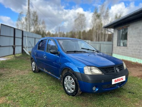 2005 Renault Logan I, синий, 130000 рублей, вид 4