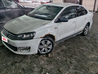 2016 Volkswagen Polo V Рестайлинг, белый, 400000 рублей, вид 5
