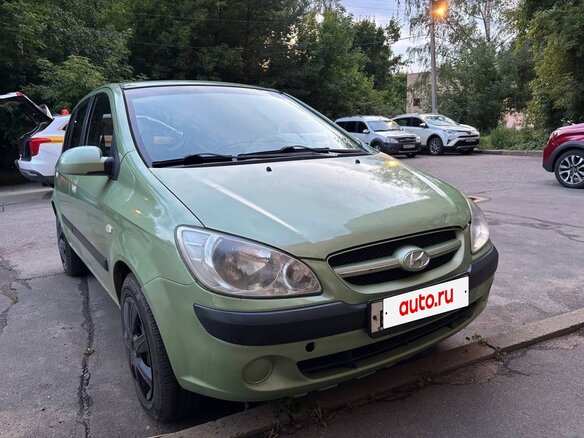 2006 Hyundai Getz I Рестайлинг, зелёный - вид 3