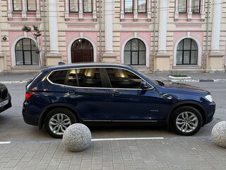 2012 BMW X3 28i xDrive II (F25), синий, 1700000 рублей, вид 3