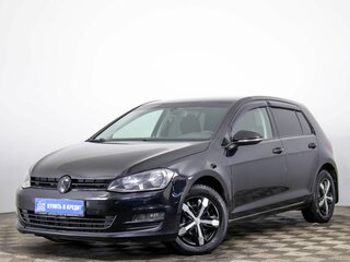 2013 Volkswagen Golf VII, чёрный, 929000 рублей, вид 3