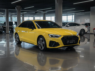 2021 Audi A4 45 TFSI V (B9) Рестайлинг, жёлтый, 3770000 рублей, вид 2