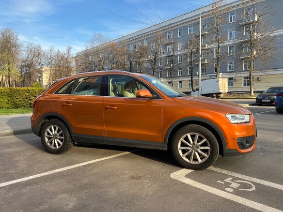 2012 Audi Q3 I (8U), оранжевый, 1750000 рублей - вид 9