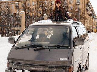1989 Nissan Largo II (GC22), серый, 1000000 рублей, вид 1