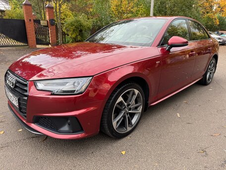 2019 Audi A4 V (B9), красный, 3080000 рублей, вид 2