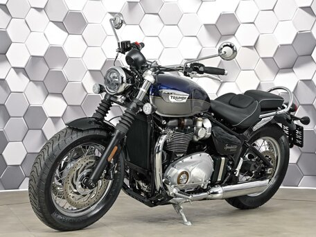 2025 Triumph Bonneville Speedmaster, синий, 1677000 рублей, вид 2