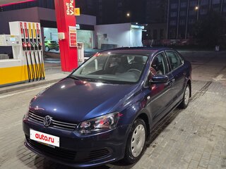 2013 Volkswagen Polo V, синий, 1150000 рублей, вид 2