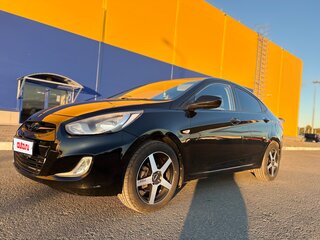 2014 Hyundai Solaris I, чёрный, 760000 рублей, вид 3