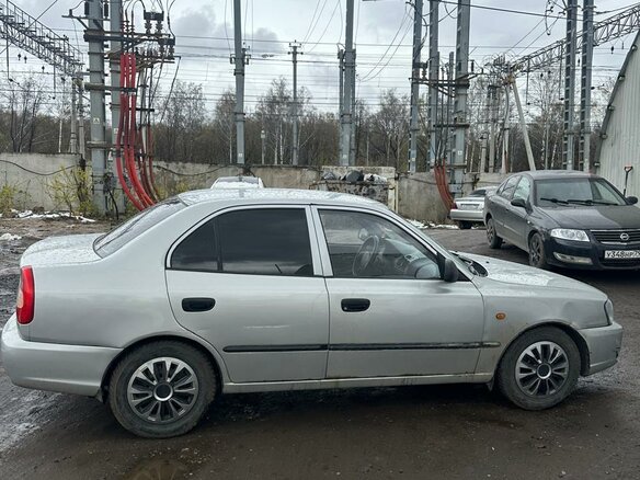 2004 Hyundai Accent ТагАЗ II, серый, 199999 рублей - вид 1