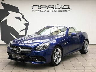 2017 Mercedes-Benz SLC 200 I (R172), синий, 3034000 рублей, вид 2