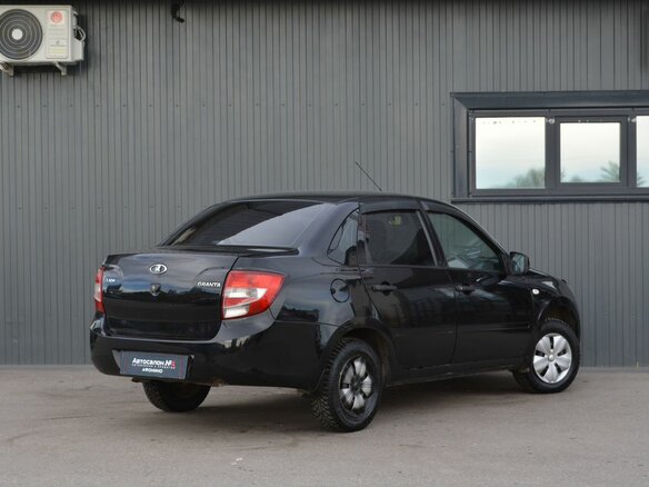 2017 Lada (ВАЗ) Granta I, чёрный, 359888 рублей - вид 5