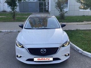 2015 Mazda 6 III (GJ) Рестайлинг, белый, 1800000 рублей, вид 2