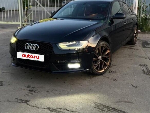 2013 Audi A4 IV (B8) Рестайлинг, чёрный, 1080000 рублей - вид 3