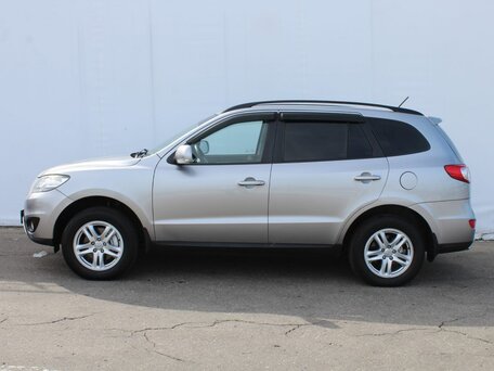 2011 Hyundai Santa Fe II Рестайлинг, серебристый, 1230000 рублей, вид 4