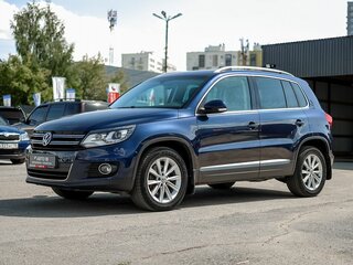 2012 Volkswagen Tiguan I Рестайлинг, синий, 1399000 рублей, вид 2