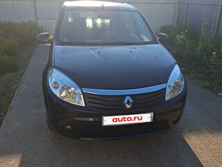 2010 Renault Sandero I, чёрный, 450000 рублей, вид 1