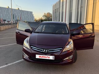 2011 Hyundai Solaris I, фиолетовый, 460000 рублей, вид 2