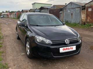 2011 Volkswagen Golf VI, чёрный, 830000 рублей, вид 4
