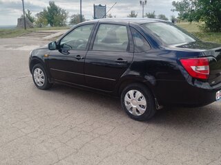 2013 Lada (ВАЗ) Granta I, чёрный, 500000 рублей, вид 5