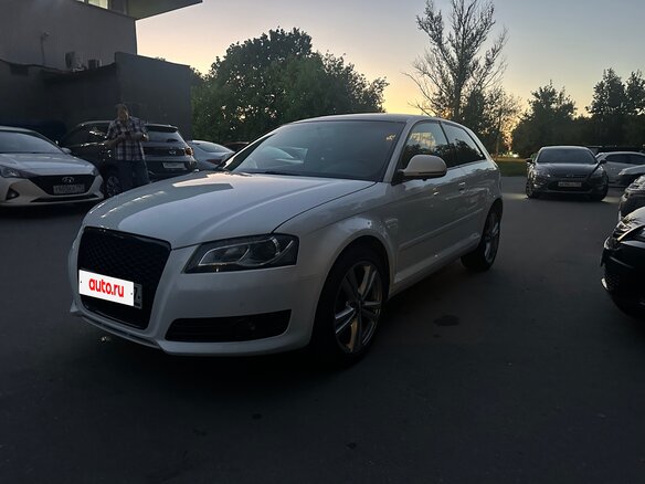 2008 Audi A3 II (8P) Рестайлинг 2, белый, 720000 рублей