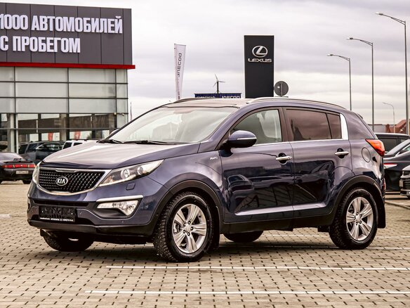 2014 Kia Sportage III Рестайлинг, синий