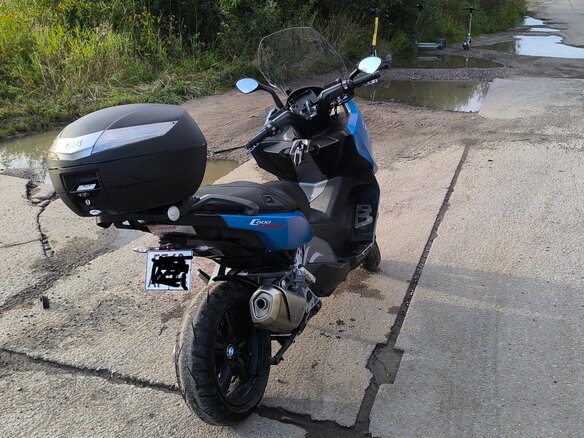 2013 BMW C 600 Sport, синий - вид 4
