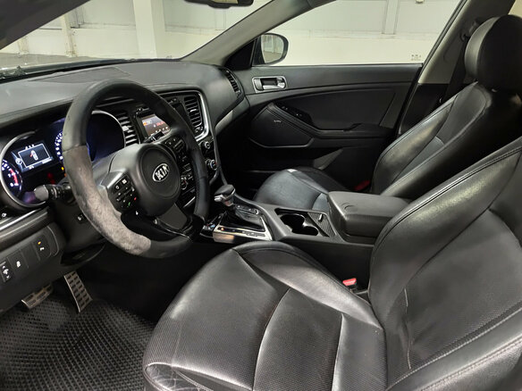 2014 Kia Optima III Рестайлинг, серый, 1140000 рублей - вид 15
