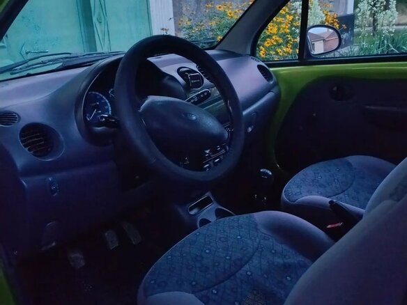 2013 Daewoo Matiz I Рестайлинг, зелёный, 320000 рублей - вид 5