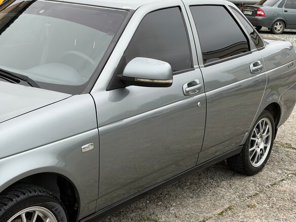 2012 Lada (ВАЗ) Priora I, серый, 450000 рублей - вид 4