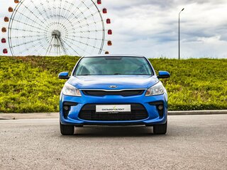 2017 Kia Rio IV, синий, 1130000 рублей, вид 3