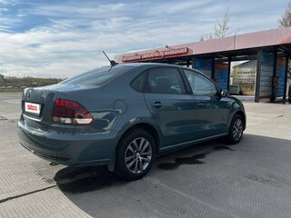 2019 Volkswagen Polo V Рестайлинг, синий, 1410000 рублей, вид 3